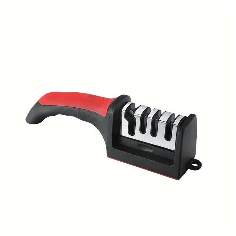 4-Stage Kitchen Knife Sharpener - Easy Manual Sharpening